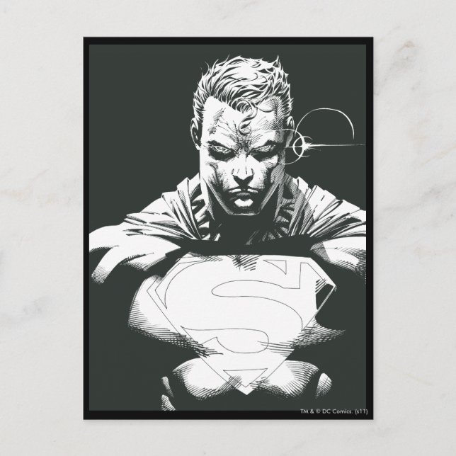 Postal Superman Outline (Anverso)