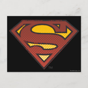 Postal Superman S-Shield   Faded Dots Logo