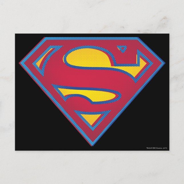 Postal Superman S-Shield | Logotipo de punto (Anverso)