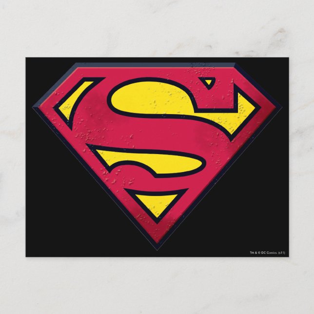 Postal Superman S-Shield | Logotipo de suciedad (Anverso)