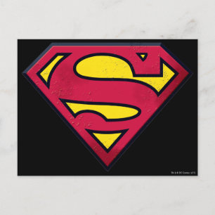 Postal Superman S-Shield   Logotipo de suciedad