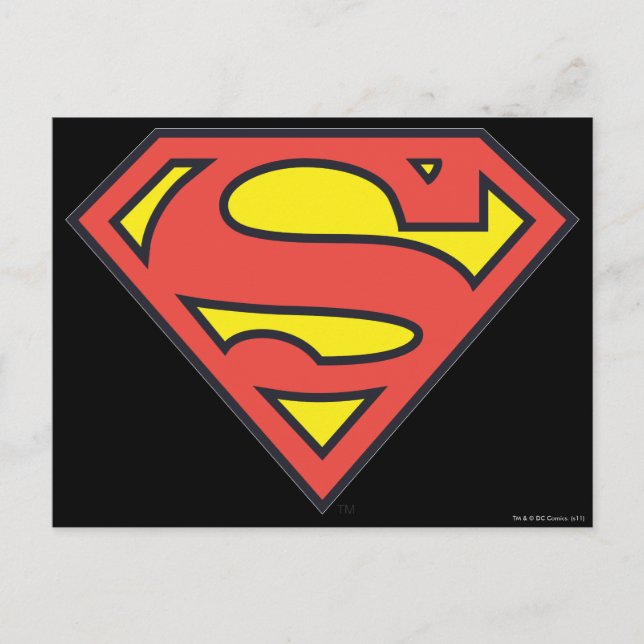 Postal Superman S-Shield | Logotipo de Superman (Anverso)