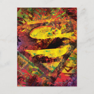 Postal Superman S-Shield   Logotipo Grunge