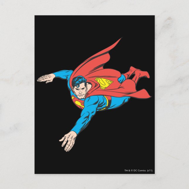 Postal Superman se va (Anverso)