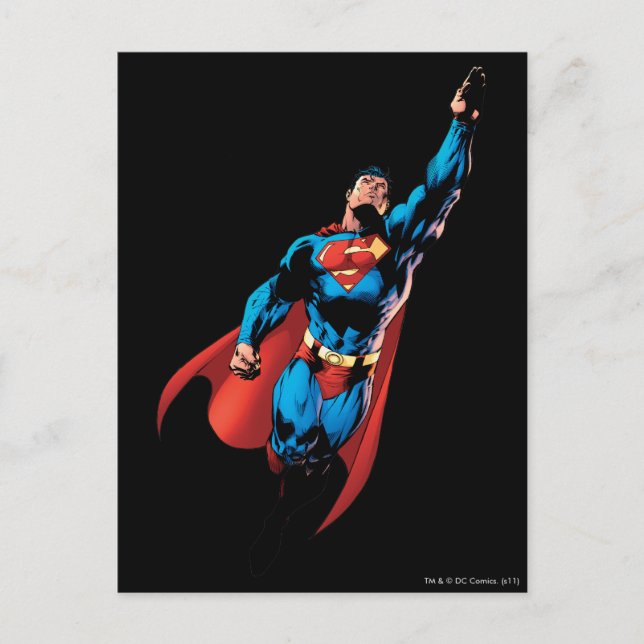 Postal Superman Soars (Anverso)