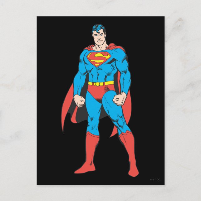 Postal Superman Standing (Anverso)