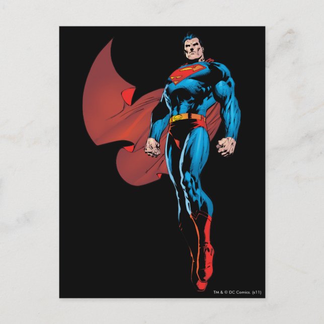 Postal Superman Stands Tall (Anverso)