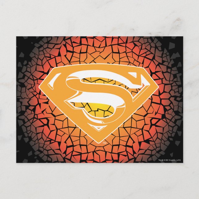 Postal Superman Stylized | Logo de Crackers (Anverso)
