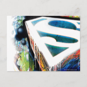 Postal Superman Stylized   Logo del Graffiti Urbano