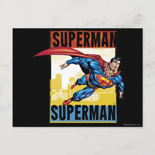 Postal Superman, Superman (Anverso)