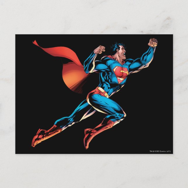 Postal Superman Yells (Anverso)