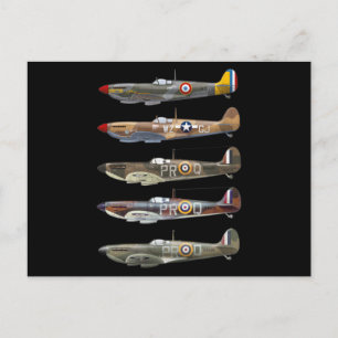 Postal Supermarine Spitfire es un luchador británico de l