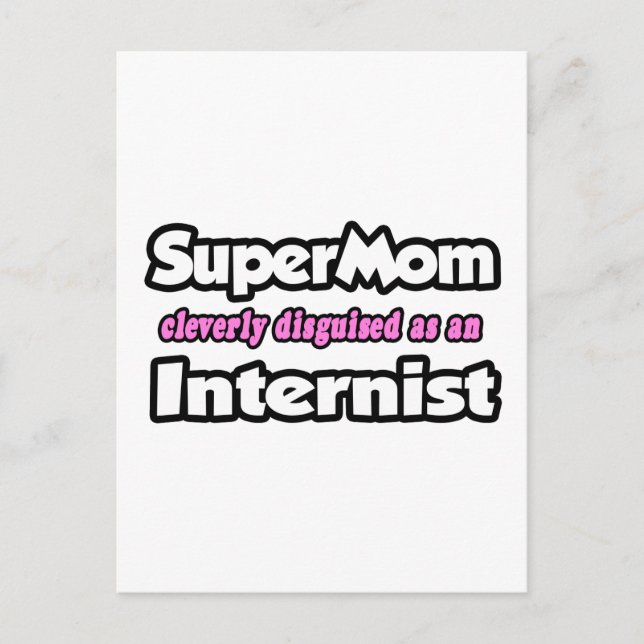 Postal SuperMom... Internista (Anverso)