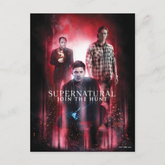 Postal Supernatural Crowley, Dean y Sam