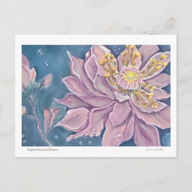 Postal Supernatural Flower (Anverso)