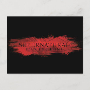 Postal Supernatural "Únete a la cacería"