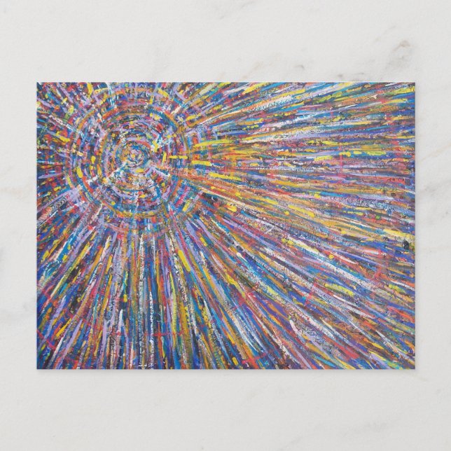 Postal "Supernova" por Thurman Hubbard (Anverso)