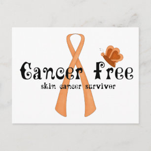 Postal Superviviente de cáncer de piel D8 :: Mariposa lib