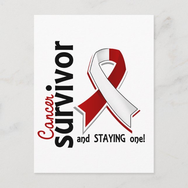 Postal Superviviente del cáncer de cabeza y cuello 19 (Anverso)