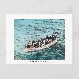 Postal Supervivientes del RMS Titanic en la cosecha de bo