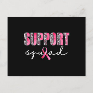 Postal Support Squad Leopard Pink Warrior Breast Cancer A