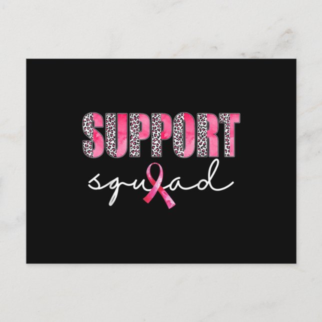 Postal Support Squad Leopard Pink Warrior Breast Cancer A (Anverso)