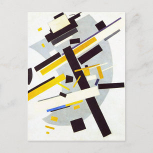 Postal Suprematismo por Kazimir Malevich