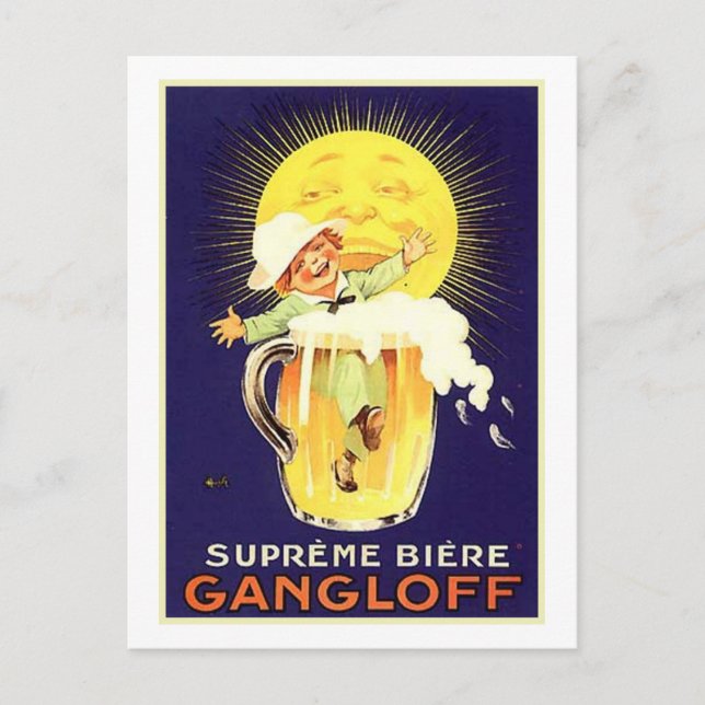 Postal Supremo Biere Gangloff (Anverso)