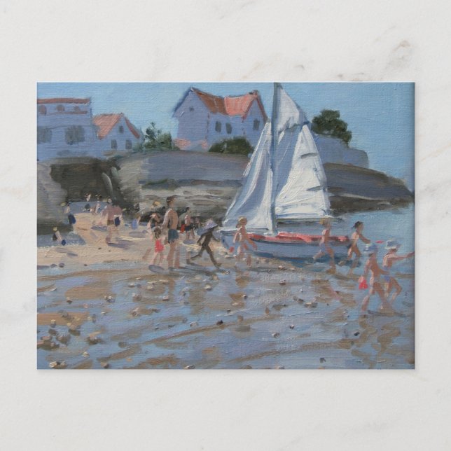Postal Sur blanco Mer Francia de Palais del velero (Anverso)