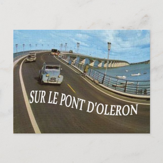POSTAL SUR LE PONT OLERON (Anverso)