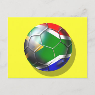 Postal Suráfrica: honda arboleda de fútbol arte