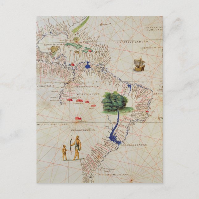 Postal Suramérica (Anverso)