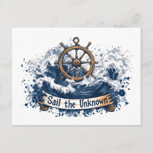 Postal "Surca lo Desconocido" - Diseño Inspirado en la Ná