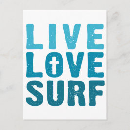 Postal surf-amor-vivo