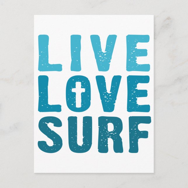 Postal surf-amor-vivo (Anverso)