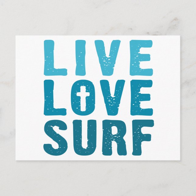 Postal surf-amor-vivo (Anverso)