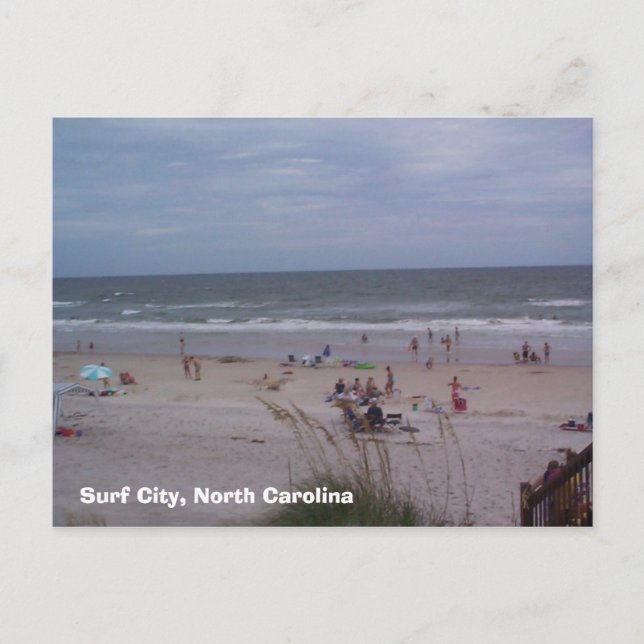 Postal Surf City, Carolina del Norte (Anverso)