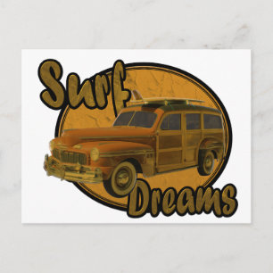 Postal surf dream woodie wagon brown