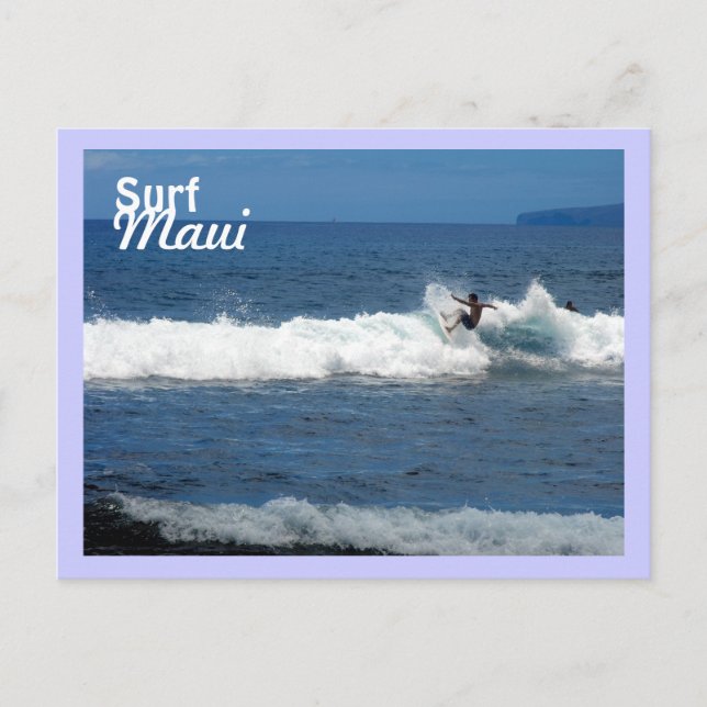 Postal Surf Maui, Olowalu Beach, Lahaina, Hawaii (Anverso)