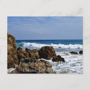 Postal Surf Rocoso, Playa Estatal Crystal CoveCorona Del.
