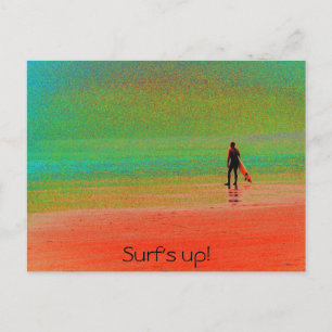 Postal "¡Surf se ha levantado!"