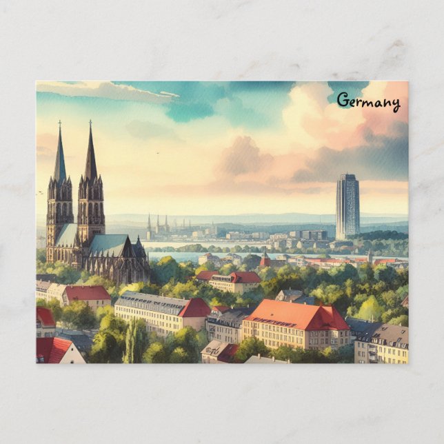 Postal surf Viejo Arte Viejo Viaje Viejo Viaje de Berlín  (Anverso)