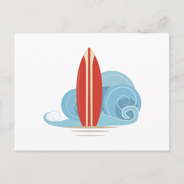 Postal Surfboard (Anverso)