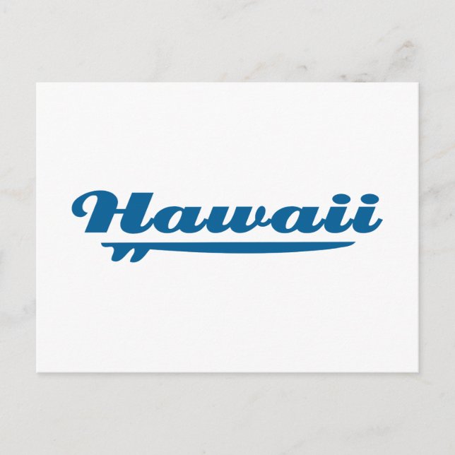 Postal Surfboard de Hawaii (Anverso)