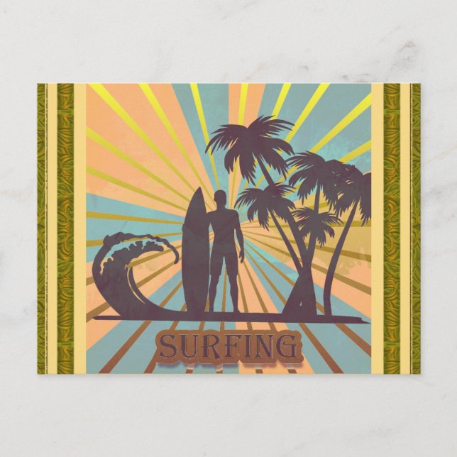 Postal Surfer Dude Postcard (Anverso)