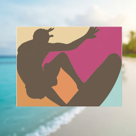 Postal Surfer Dude Postcard