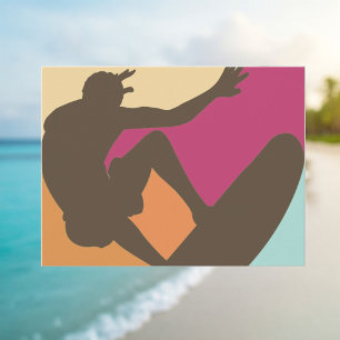 Postal Surfer Dude Postcard