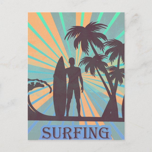 Postal Surfer Dude Postcard (Anverso)