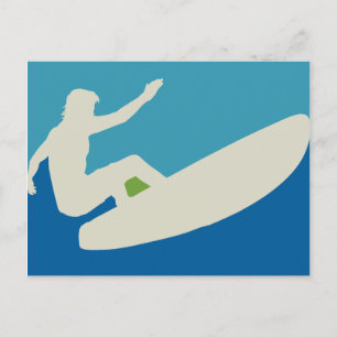 Postal Surfer Postcard