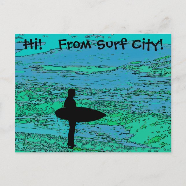 Postal Surfer Postcard (Anverso)